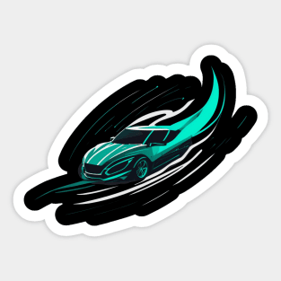 Cool Sports car Design Sticker